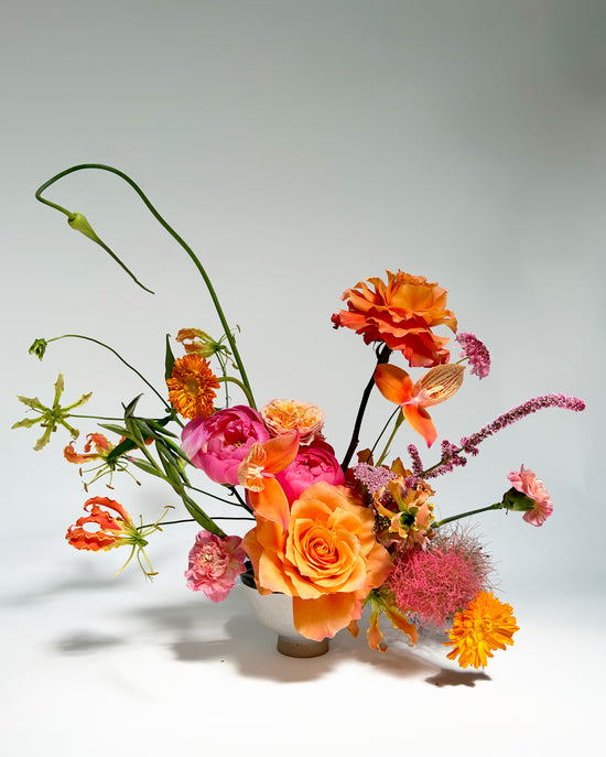 Seasonal Flower Table arrangement bowls