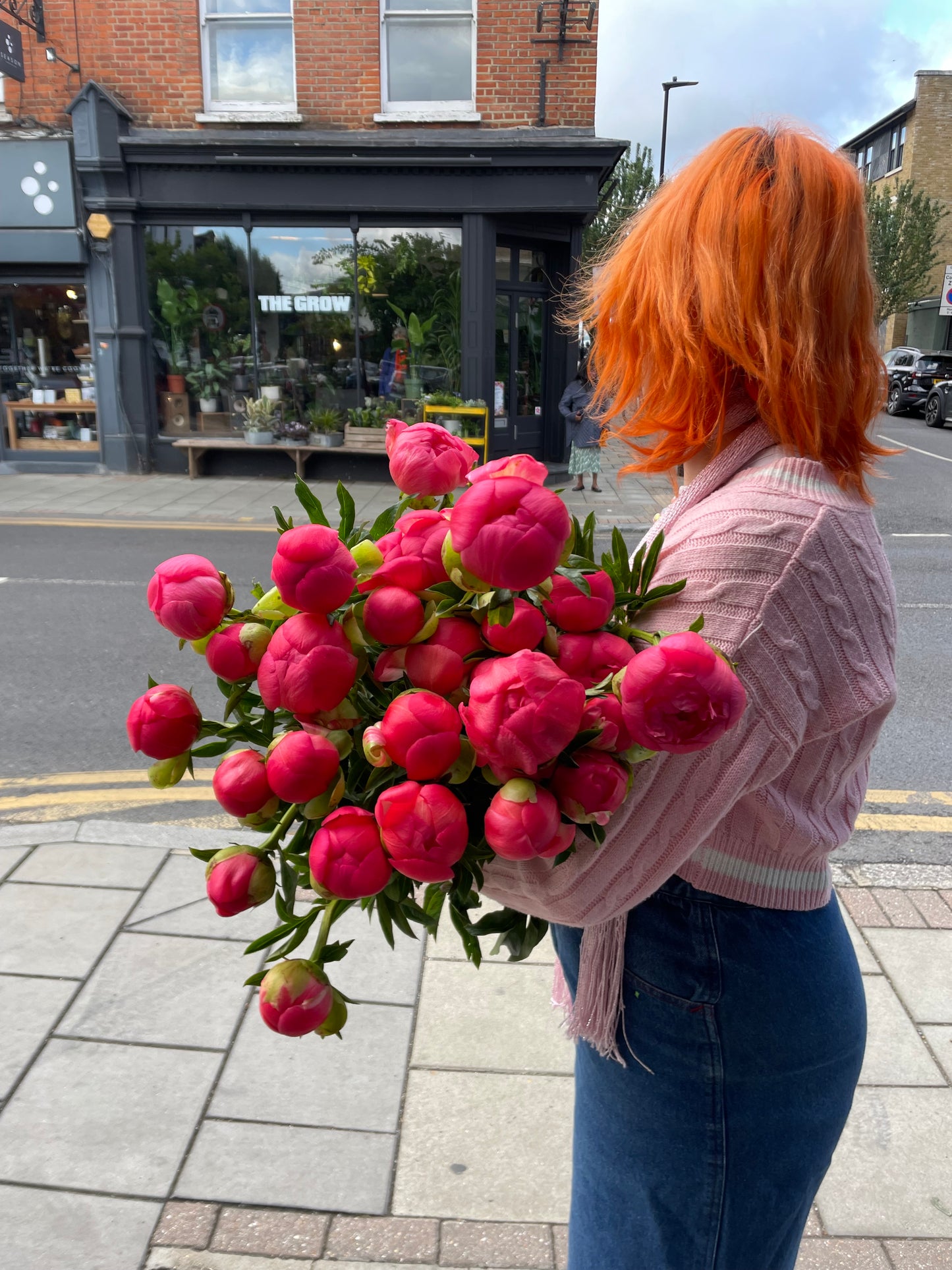 Peonies and delivery
